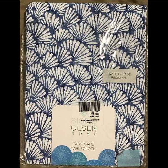 New in package Sigrid Olsen Home round tablecloth - Picture 1 of 5